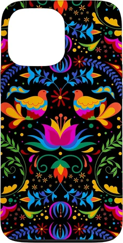 Vista 24 de Funda para iPhone 17 de Mexican Heritage Otomi Pride Love Peace Doves