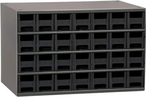 Vista 10 de Akro-Mils Gabinete de almacenamiento de acero para garaje, gabinete organizador de metal para piezas pequeñas, herramientas, clavos, tornillos