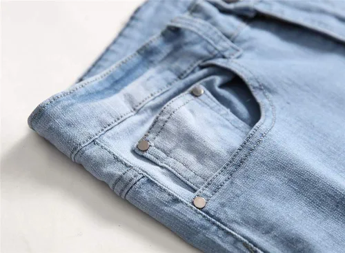 Vista 3 de Pantalón de jean elastizado ajustado moderno para hombre