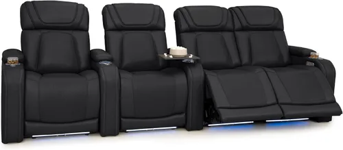 Vista 59 de Seatcraft Caliente Asiento de cine en casa Tabaco Sillón Individual