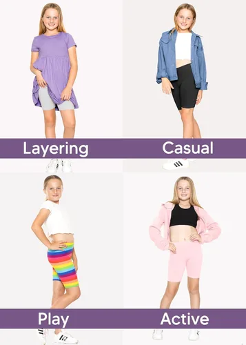 Vista 5 de STRETCH IS COMFORT Pantalones cortos de algodón para niña y leggings hasta la rodilla 4-16