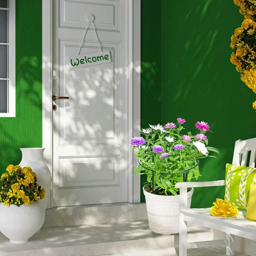 Vista 2 de HiGift Estacas de soporte para plantas, paquete de 6 jaulas y soportes de peonía de metal, jaula de soporte para plantas de jardín, anillo