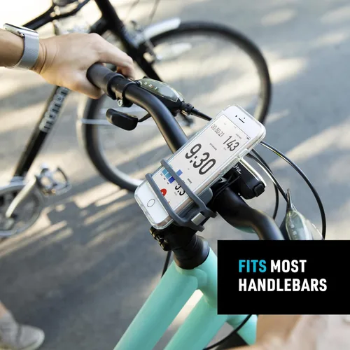 Vista 5 de Nite Ize HandleBand - Soporte universal para manillar de bicicleta, color carbón