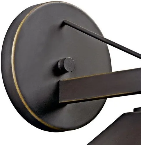 Vista 8 de Kichler Ripley - Lámpara de pared para exteriores (7.5 pulgadas), color bronce