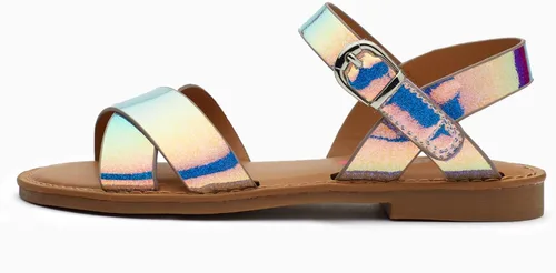 Vista 5 de Weestep Sandalias casuales de verano fáciles de poner y quitar para niñas