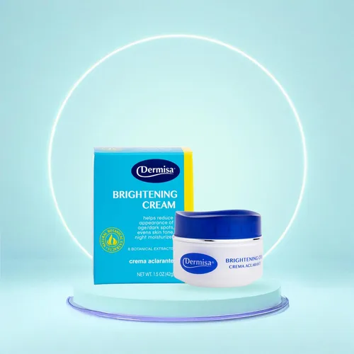 Vista 7 de Dermisa Crema iluminadora con ácido kójico, regaliz, arbutina y amla, removedor de manchas oscuras e hidratante facial para un tono de piel