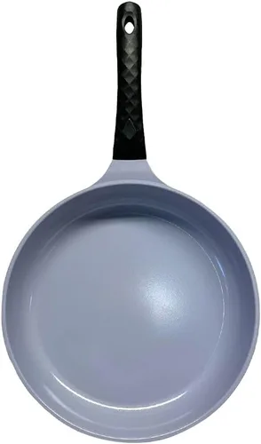 Vista 7 de HECHO EN COREA Revestimiento de cerámica interior de 12 pulgadas, sartén exterior Wok de cocina