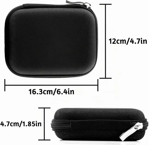 Vista 2 de Estuche de transporte de aceite esencial con capacidad para 10 botellas (5/10/0.5 fl oz), bolsa de almacenamiento de botellas de rodillo de carcasa