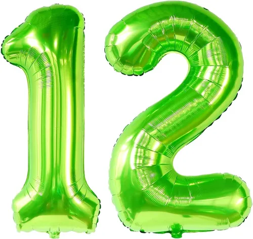 Vista 81 de Globos grandes de 40 pulgadas de números del 0 al 9, globos numéricos para decoración de fiesta de cumpleaños, globos de helio de aluminio