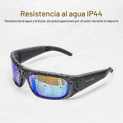 Vista 5 de OHO Ultra-Thin Lightweight Sports Camera Sunglasses, 24MP Camera, 1080P Video, Water Resistant UV400 Lens