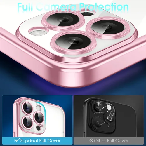 Vista 225 de Supdeal Funda cristalina transparente para iPhone 11, [No se amarillea] [Protección de la cámara] [Probado contra caídas de grado militar] Funda