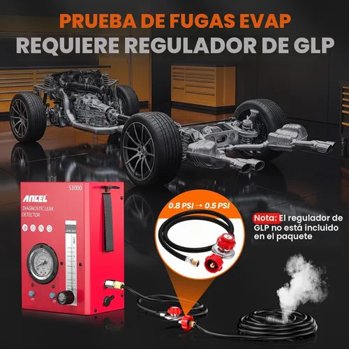 Vista 7 de ANCEL Máquina automotriz del humo S3000, probador del escape del vacío