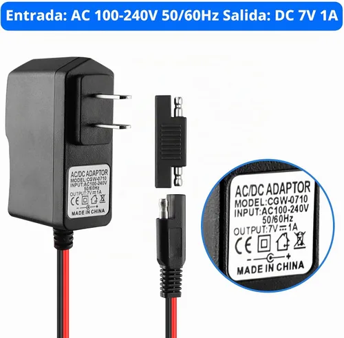 Vista 5 de Cargador de conector SAE para niños, batería de automóvil BXIZXD de 6 voltios para Disney Quad Pacific Cycle Marvel The Avenger Good Dinosaur