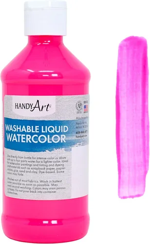 Vista 31 de Handy Art Acuarela líquida lavable de 8 onzas, azul