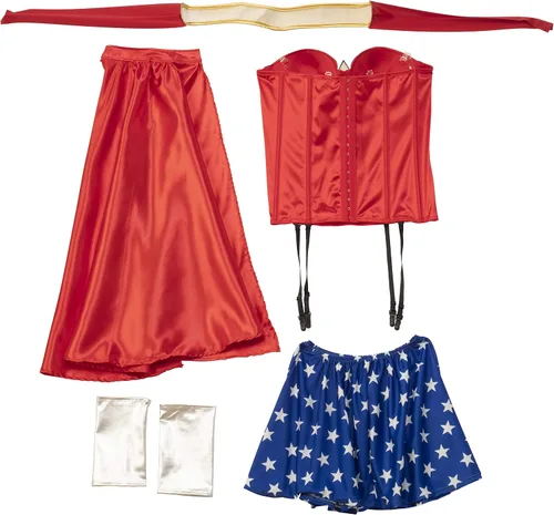 Vista 3 de Rubie's womens Dc Comics Wonder Woman Corset Costume
