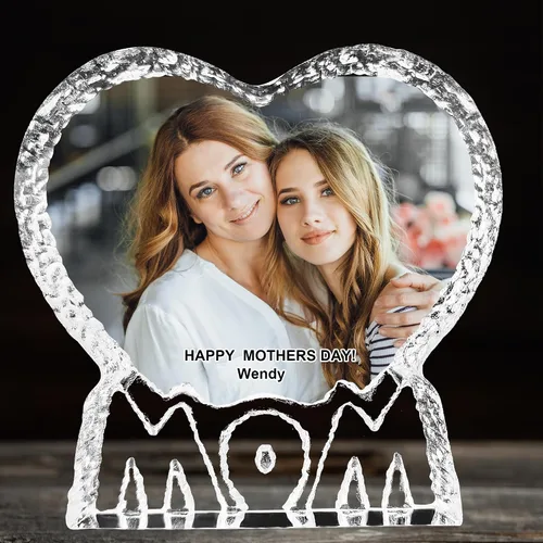 Vista 2 de Marco de fotos personalizado, regalos de Navidad para mujeres y hombres, regalos de Navidad para mamá, papá, esposo, esposa de hijo, hija, marco