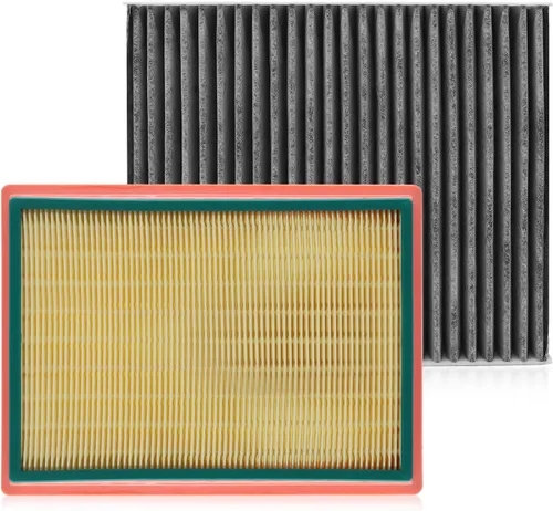 Vista 82 de Filtro de aire de cabina de motor de peine para Hyundai Accent 1.6L L4 2017 2016 2015 2014 2013 2012 Gris carbón