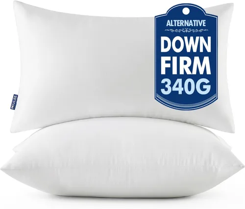 Vista 20 de MIULEE - Rellenos de almohadas decorativas, 14x36 pulgadas con relleno de fibra virgen 100% para cama y sofá
