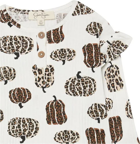 Vista 2 de Jessica Simpson conjunto de pantalón de dos piezas para bebé niñas, Leopardo