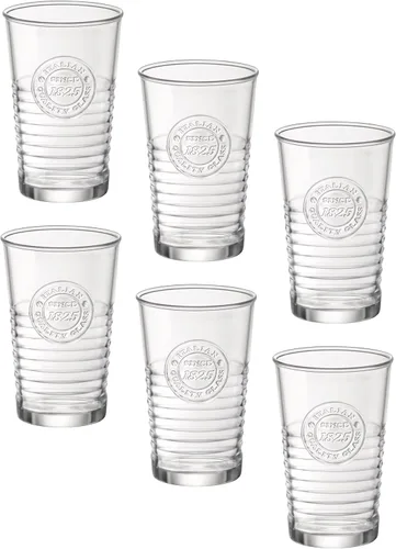 Vista 9 de Bormioli Rocco Officina1825 - Vasos de agua (juego de 6), 11 onzas, transparentes