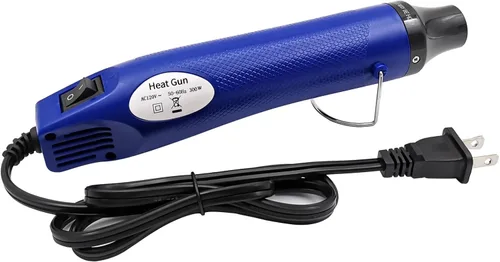 Vista 12 de Pistola de calor, mini pistola de aire caliente para manualidades, pistola de aire de calor portátil, herramienta para gofrar, envoltura retráctil