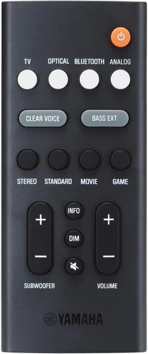 Vista 9 de Yamaha - Barra de sonido SR-C20A con subwoofer incorporado y Bluetooth - Negro (renovado)