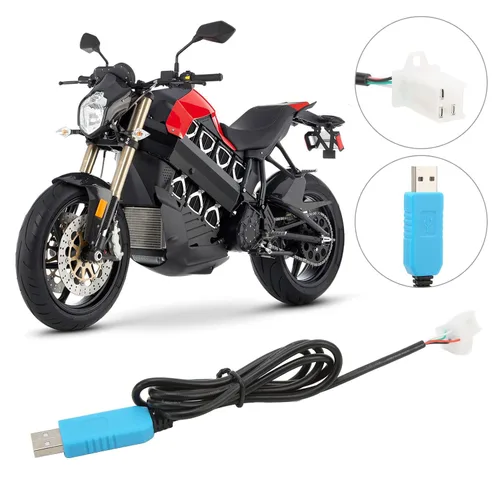 Vista 5 de Socobeta Cable USB eléctrico para motocicleta, controlador VOTOL, cable USB práctico de alta precisión, fácil operación sensible para moto