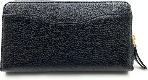 Vista 4 de Tory Burch Cartera Continental de cuero con cremallera Britten (negro), Negro -, Continental