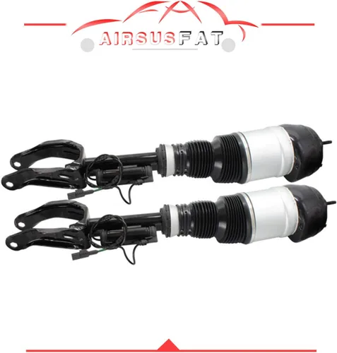 Vista 4 de 2 unids/par para Mercedes W166 X166 ML GL clase delantera suspensión aire amortiguador puntal con ADS 1663206713 1663201313 1663206913