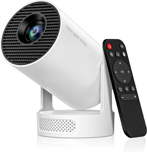 Vista 9 de Mini proyector con WiFi y Bluetooth, soporte 4K proyector de película