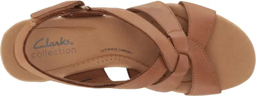 Vista 5 de Clarks - Sandalias de cuña Giselle Beach para mujer