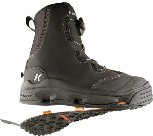 Vista 9 de Korkers Devil's Canyon Wading Botas - atléticas y guantes, incluye fieltro intercambiable y suelas Kling-On