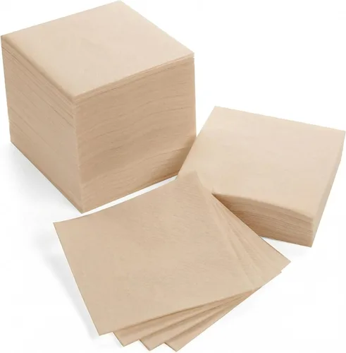 Vista 21 de AH AMERICAN HOMESTEAD Servilletas de cóctel de papel, servilletas desechables similares al lino, 4.75 x 4.75 pulgadas, servilletas cuadradas a Azul