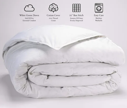 Vista 2 de St. Regis Hotels Down Duvet - Relleno de edredón de felpa - Blanco - King