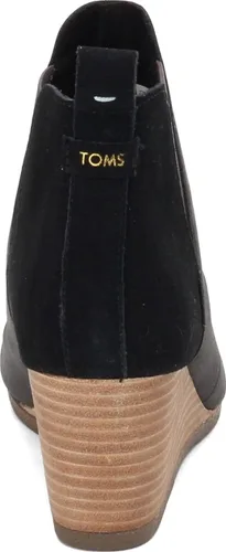 Vista 4 de TOMS Kelsey Botines de cuña para mujer.