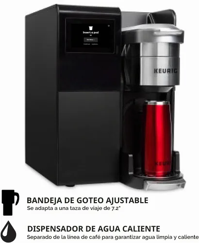 Vista 10 de Keurig K-3550 - Cafetera de una sola porción para grandes empresas, plomada