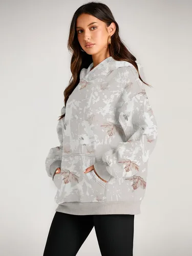 Vista 57 de Trendy Queen - Sudaderas extragrandes con capucha para mujer, suéteres de manga larga, sin botones, de vellón, de otoño, ropa de invierno