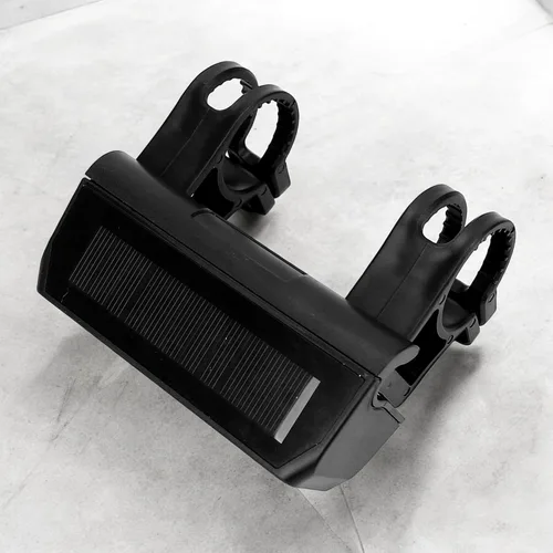 Vista 6 de Faro de bicicleta, luces solares para bicicleta, luz delantera de bicicleta inteligente, LED intermitente para bicicleta, lámpara de advertencia
