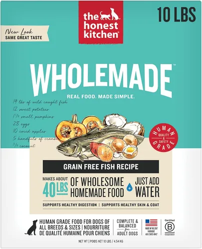 Vista 13 de The Honest Kitchen Refuerzo de comida de grado humano: 99% de carne de res para perros, 5.5 onzas (paquete de 12)