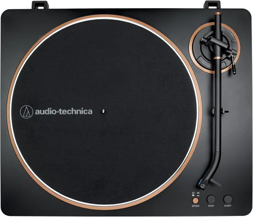 Vista 3 de Audio-Technica AT-LP70X Tocadiscos Automático (Negro/Bronce)