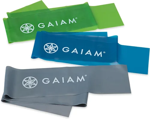 Vista 6 de Gaiam Juego de bandas de resistencia para restaurar la fuerza y la flexibilidad