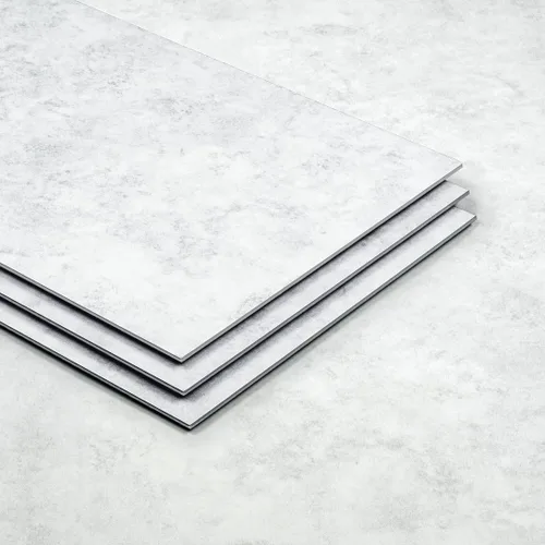 Vista 15 de Lucida Surfaces Suelo de vinilo de lujo Azulejos con aspecto de piedra Suelo entrelazado Apto para bricolaje MaxCore Terra 16 pies