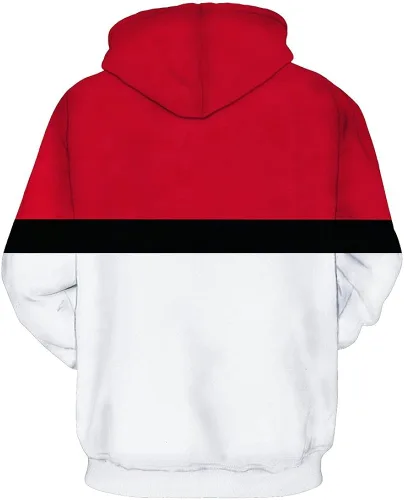 Vista 2 de QZUnique Causal - Sudadera deportiva unisex con estampado digital para amantes