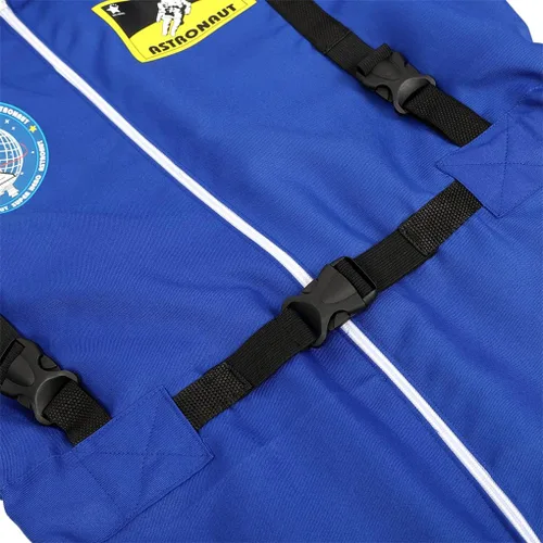 Vista 5 de Lehauya Disfraz de astronauta para hombre, traje de piloto, traje de vuelo de prisionero, disfraz de Halloween para adultos