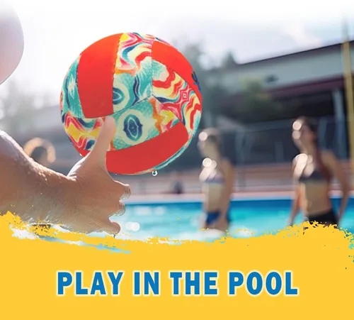Vista 7 de SOAK Balón de voleibol de playa suave, brilla por la noche, pelota de voleibol impermeable para interiores y exteriores para adultos, adolescentes