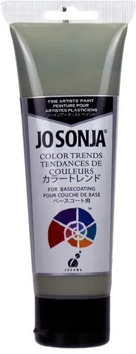 Vista 28 de Jo Sonja Color Trends - Tubo acrílico de flujo mate de 4 onzas - Latón antiguo