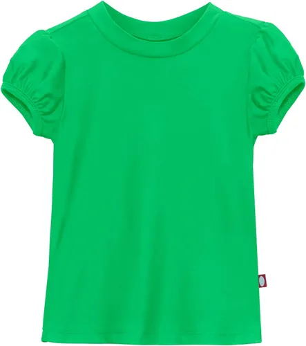 Vista 5 de City Threads Girls' Puff Short Sleeve Rashguard Swim Shirt negro