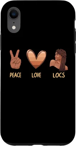 Vista 8 de Funda para iPhone 15 Cool Locs para mujeres y niñas, diseño de melanina negra
