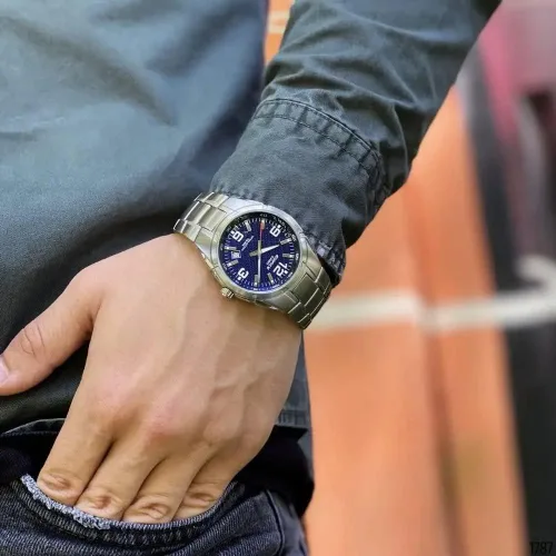 Vista 4 de Casio Edifice - Correa de acero inoxidable Al quarzo Acciaio inossidabile para hombre color plateado 5 casual modelo EF-125D-2AVEG