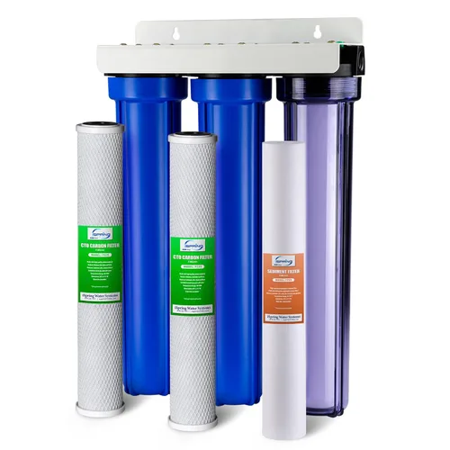 Vista 14 de iSpring F3WCB32 Filtros de agua para toda la casa de 20 x 2.5 pulgadas para sistemas de filtro de agua de la serie WCB32, paquete de 3